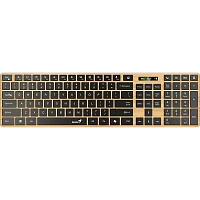 Tastatură Genius SlimStar 7250BT, Fără fir, Pine Wood
