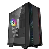 Carcasă PC Deepcool CC560  ARGB V2, Midi-Tower, Fără PSU, Negru