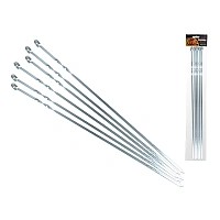 Set ace pentru frigarui BBQ 6buc, 60сmX0.7cm, metal