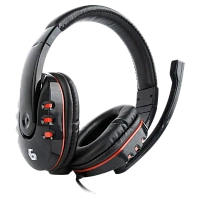 Căști gaming Gembird GHS-402, Cu fir, Negru/Roșu