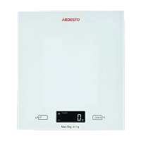 Cântar electronic de bucătărie Ardesto SCK-893W, Alb
