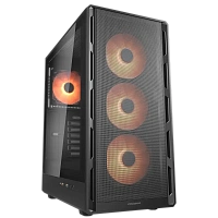 Carcasă PC Cougar Airface Pure PRO, Midi-Tower, Fără PSU, Negru