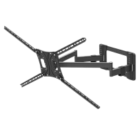 Wall Mount Barkan ''BM564L'' Black 55"-100" Full Motion Gaint TVt, max.70kg, VESA mm: up to 800x600m