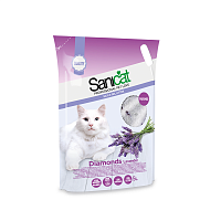 SANICAT DIAMONDS LAVANDA 5 L, așternut pentru litiere