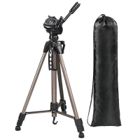 Trepied/Monopod HAMA Star 61, Cap panoramic cu 3 căi, Bej