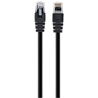 Patch cord Cablexpert PP6U-0.5M/BK, Cat6 UTP, 0,5m, Negru