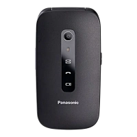 KX-TU550 Panasonic 4G Black Clam Shell