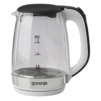 Fierbător electric Gorenje K17GXG, Oțel Inoxidabil | Negru