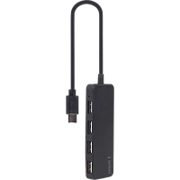 Adaptor USB Gembird UHB-CM-U2P4-01, Negru