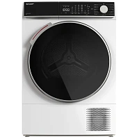 Uscător de rufe Sharp KD-NHL9S9GWC-EE, 9kg, Alb