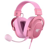 Căști gaming Havit H2002d, Cu fir, Roz