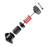 Kit sistem de franare MOZA Performance, Negru