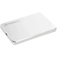 HDD portabil extern Transcend StoreJet 25C3S, 2 TB, Argintiu (TS2TSJ25C3S)