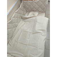 Borduri de protecție pentru pătuc Beige Dots
