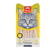 WANPY LICKABLE TREAT CHICKEN for CAT 14gr*5 70gr (PIWP-020)