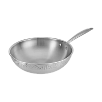 Tigaie WOK RESTO 95004, 28cm, Oțel inoxidabil