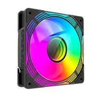 PC Case Fan GAMEMAX FN12A-C8I-R, Reversed, 120mm, ARGB, 24 LED, 9 blades, PWM, <31.21dB, 44.35 CFM,