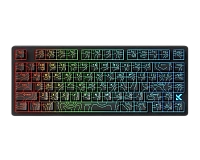 Tastatură MCHOSE Jet 75, Cu fir, Black Topographic