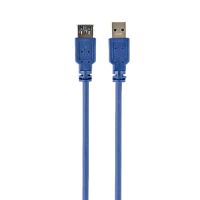 Cablu prelungitor Cablexpert CCP-USB3-AMAF-6, USB Type-A (F)/USB Type-A (M), 1,8m, Albastru