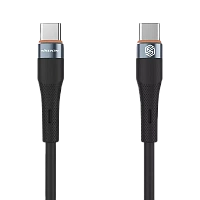 Cablu de încărcare Nillkin Type-C to Type-C Cable, Flowspeed, USB Type-C/USB Type-C, 1,2m, Negru