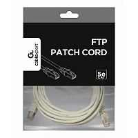 Patch cord Cablexpert PP22-5M, Cat5e FTP, 5m, Gri