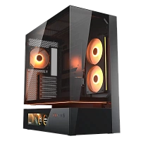 Carcasă PC Cougar CFV235 Vision, Midi-Tower, Fără PSU, Negru