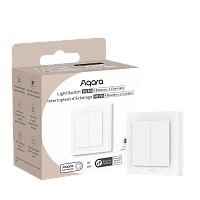 Comutator inteligent AQARA Light Switch H2, Alb