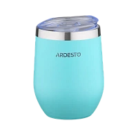 Cană termos Ardesto AR2635MMS, 0,35L, Albastru deschis