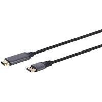 Cablu Video Cablexpert CC-DP-HDMI-4K-6, DisplayPort (M) - HDMI (M), 1,8m, Negru