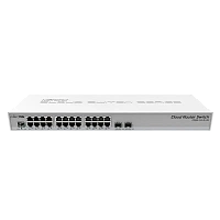 Comutator Router MikroTik CRS326-24G-2S+RM, Alb