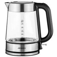 Fierbător electric Ardesto EKL-F200, Oțel Inoxidabil | Negru