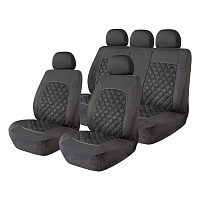 04611 Set universal de huse p-u scaune auto BLACK Quilting  9pcs SC11