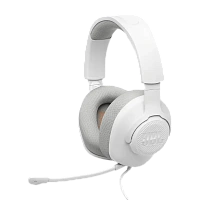 Căști gaming JBL Quantum 100M2, Cu fir, Alb