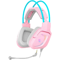 Căști gaming Bloody G575, USB, Roz