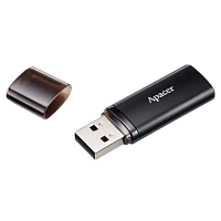 Memorie USB Apacer AH25B, 64GB, Negru