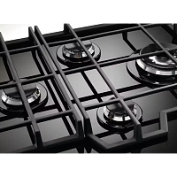 Plită pe gaz Electrolux KGG6456K, Negru