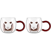 Glass cups Ardesto 280ml 2pcs, AR2628BC
