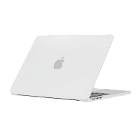 Husă pentru laptop Tech Protect Smartshell Macbook Air 13 (2022), 13.6", Policarbonat, Matte Clear