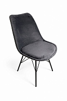 Scaun de dining tapițat Nordic Velvet
