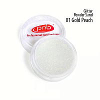 Glitter Sand Powder 01 Gold Peach, 1 g
