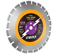 Disc diamantat p/u asfalt 450x25.4mm Segment Tolsen