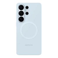 Husă Samsung Silicone Magnet Case pentru Galaxy S26 Ultra, Albastru deschis