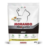 MORANDO hrana pentru pisici  MIOGATTO ADULT POLL/NATUR (cu carne de pui) 400gr