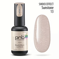 UV/LED Oja semipermanentă reflectorizantă SHOCK EFFECT 13 Sunstone PNB, 8 ml