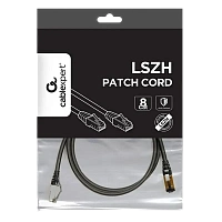 Patch cord Cablexpert PP8-LSZHCU-BK-1M, Cat8 S/FTP, 1m, Negru