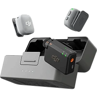 Microfon portabil pentru înregistrare vocală DJI Mic Mini 2 (2 TX + 1 RX + Charging Case), Fără fir, Negru