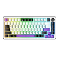 Tastatură HATOR Hellyberry HK75 Wireless, Cu fir / Fără fir, Alb