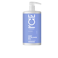 ICE by Professional Mască anti-îngălbenire Keep My Blonde, 750 ml