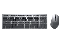 Set Tastatură + Mouse DELL KM7120W, Fără fir, Gri