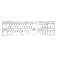 Tastatură Genius SlimStar 126, Cu fir, Alb
